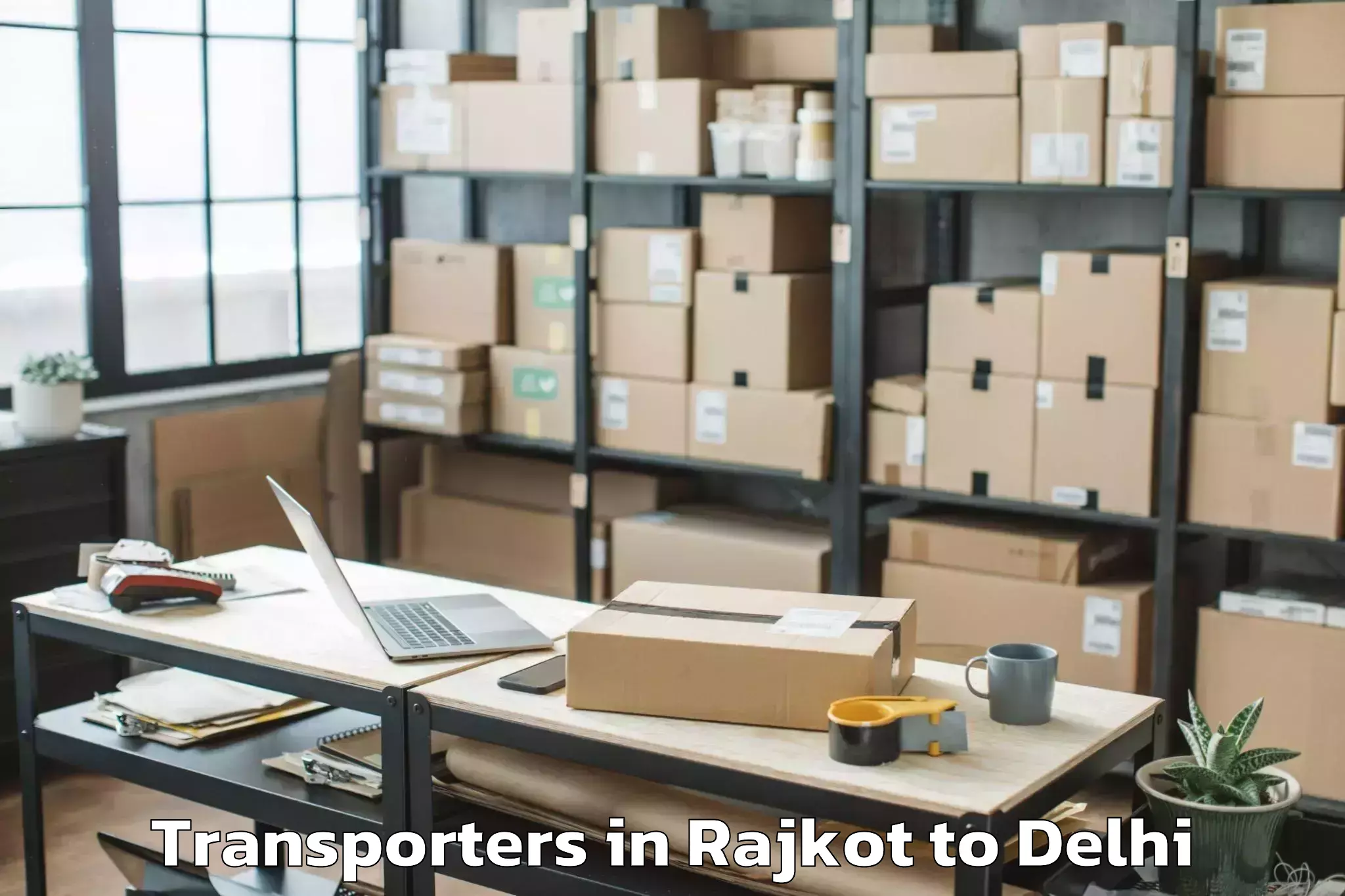 Comprehensive Rajkot to Bawana Transporters